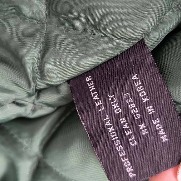 VTG Leather Packer Jacket M - Picture 15 of 16